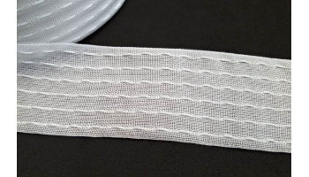 1m Zugband / Rockfaltenband 5,5cm breit